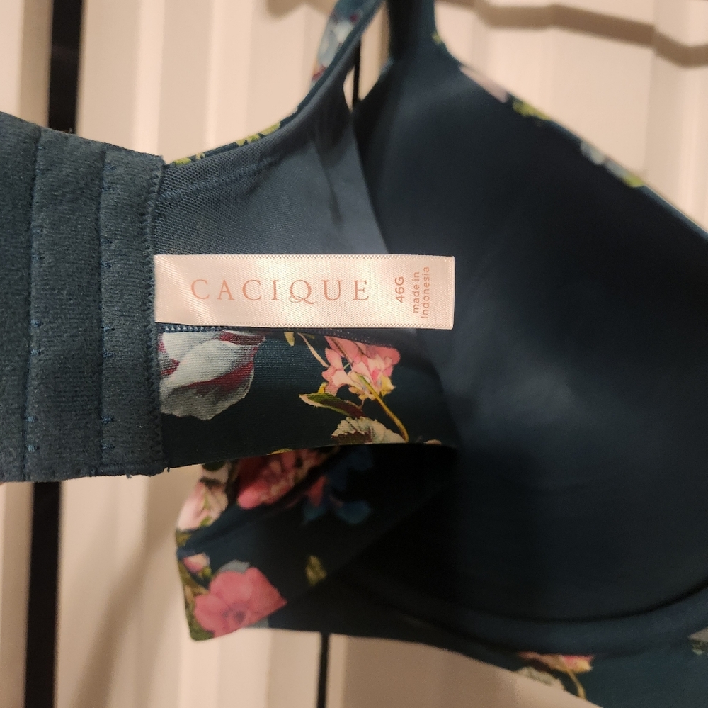 Cacique Lightly Lined Full Coverage Bra 46G - Picture 3 of 3